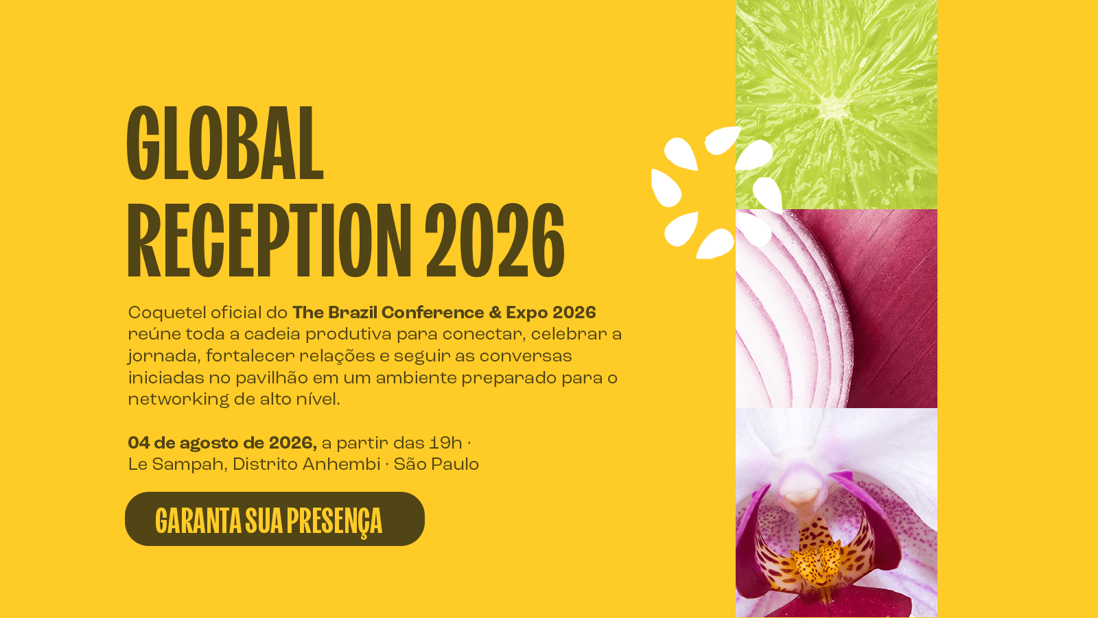 GLOBAL RECEPTION - THE BRAZIL CONFERENCE & EXPO